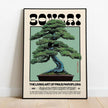 Retro Japanese Bonsai Art Print