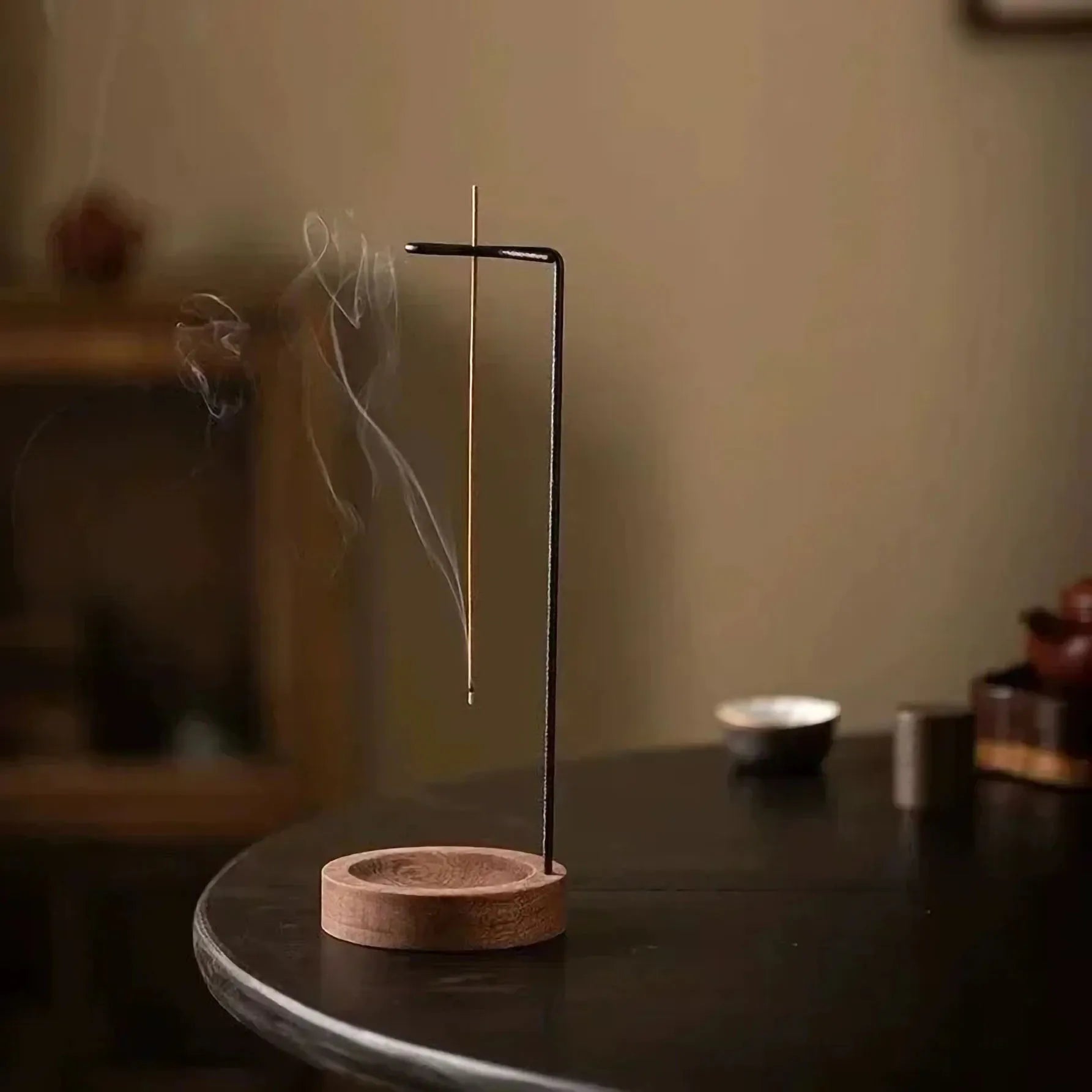 Wooden Backflow Incense Burner