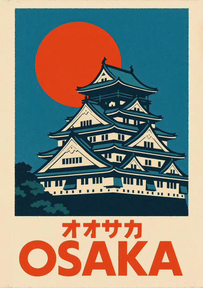 Vintage Japanese Travel Art Poster
