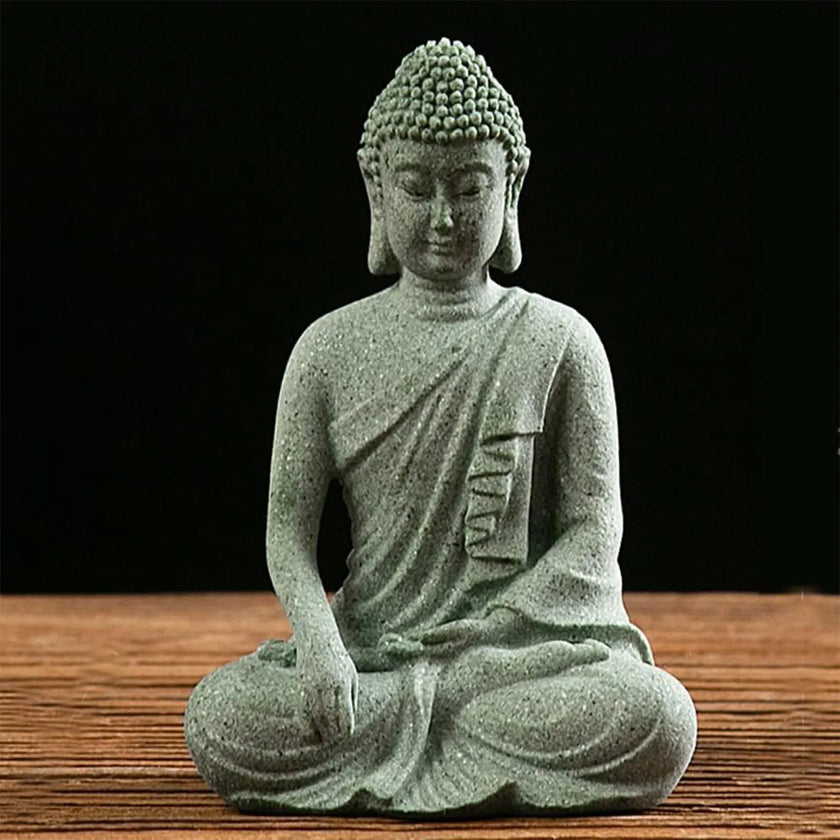 Stone Buddha Tabletop Statue