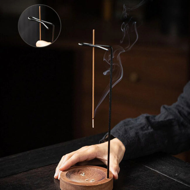 Wooden Backflow Incense Burner