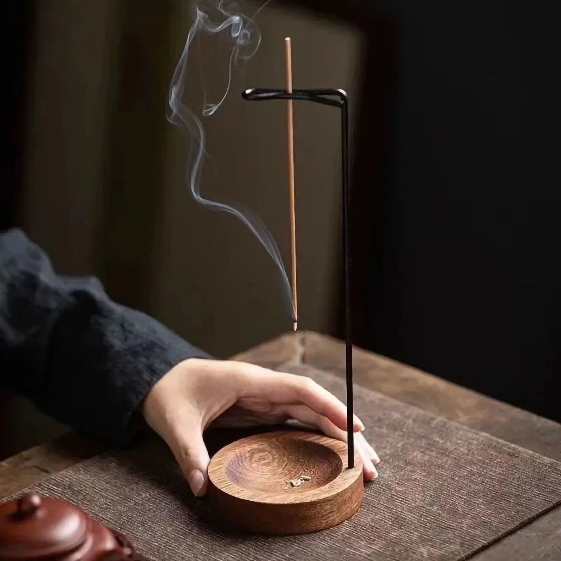 Wooden Backflow Incense Burner