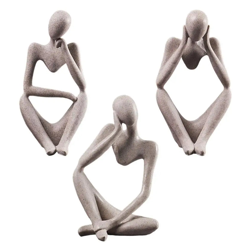 Nordic Abstract Thinker Statue