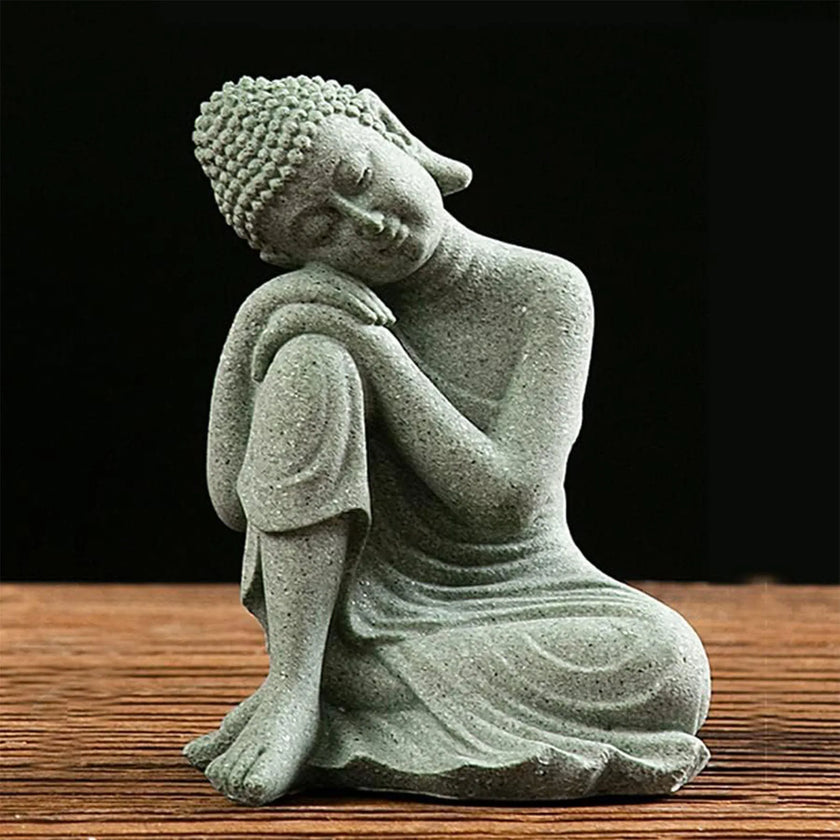 Stone Buddha Tabletop Statue