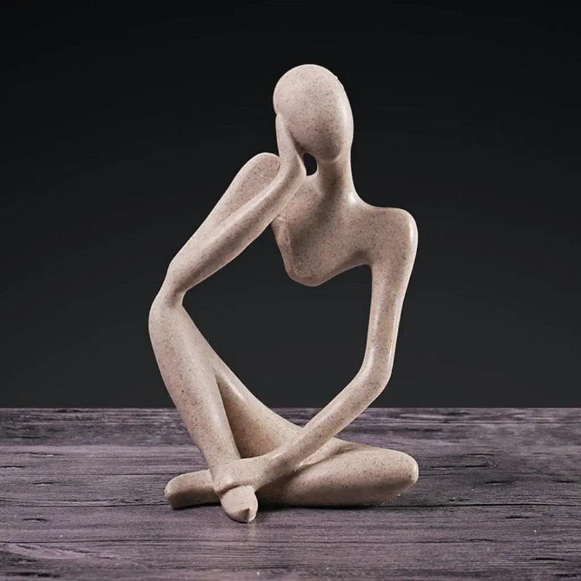 Nordic Abstract Thinker Statue