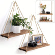 Wooden Hanging Swing Wall Shelf
