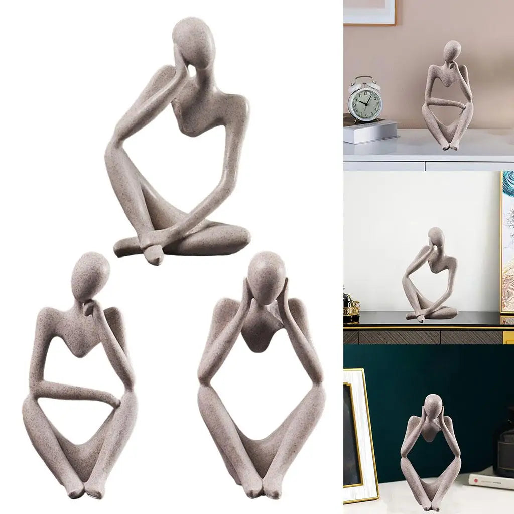 Nordic Abstract Thinker Statue